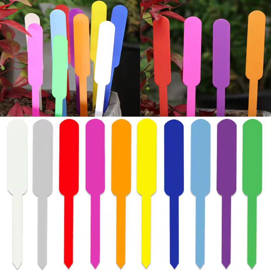 Gardening Tool Diy - 100 Stück Wasserdichte Gartenpflanzen-Etiketten aus Kunststoff