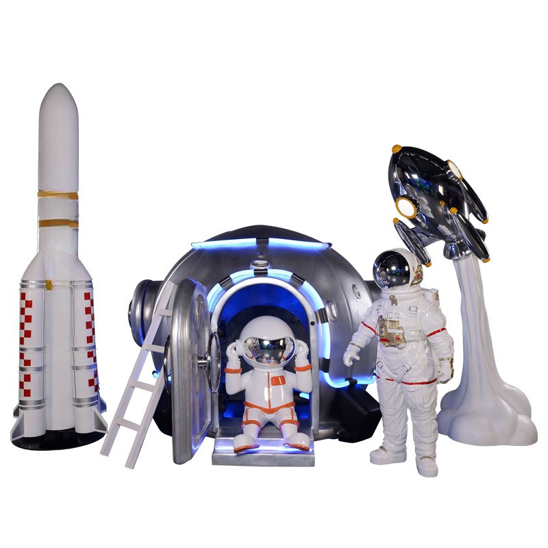 Gardening Tools Sketch - Leuchtende Astronaut Astronaut Raumstation Rakete Mond