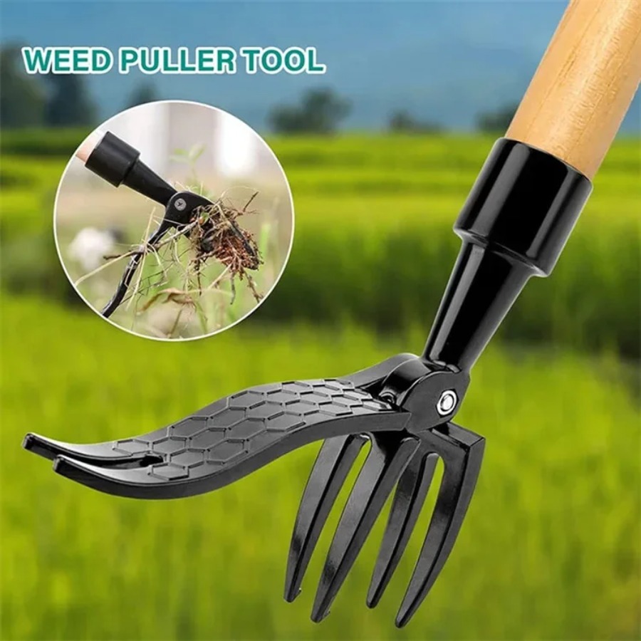 Grass Seed Spreader - Stehender Unkrautstecher mit Schraubenlöchern, tragbarer Unkrautkopf-Ersatz,