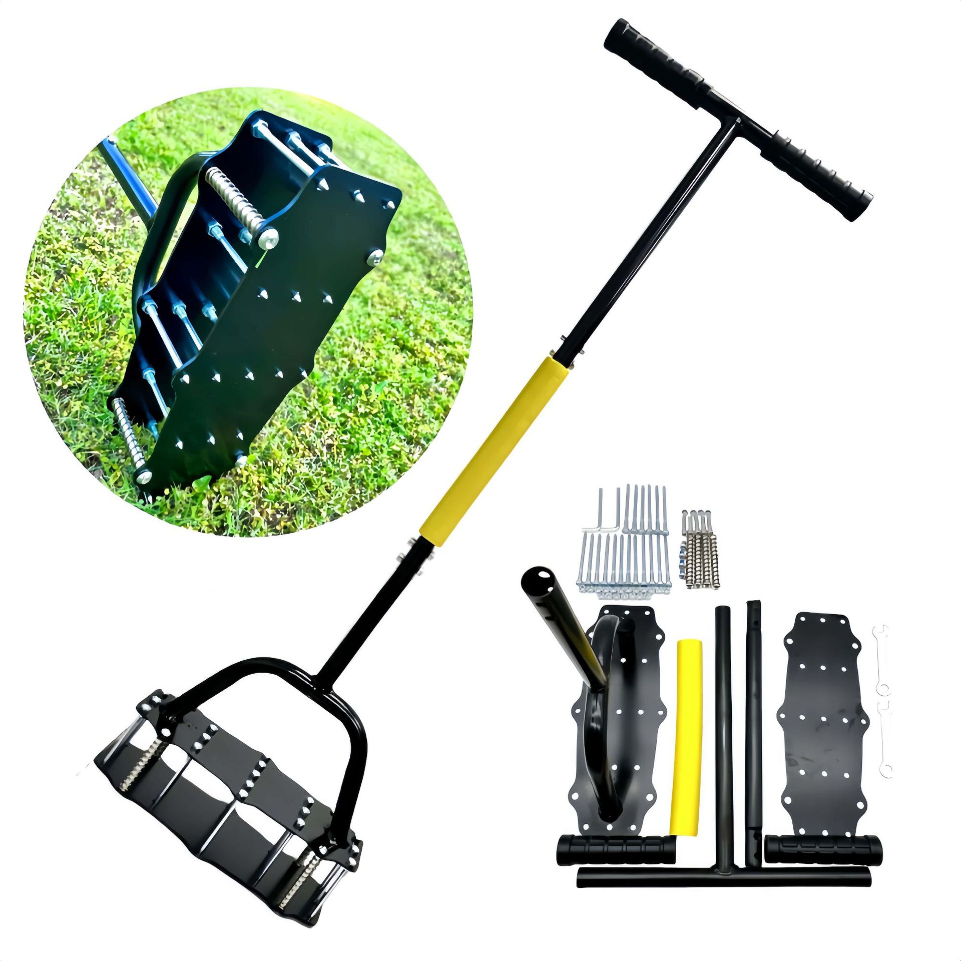 Gardening Tools In - Industrieller manueller Bodenwender mit Federmechanismus, arbeitssparender