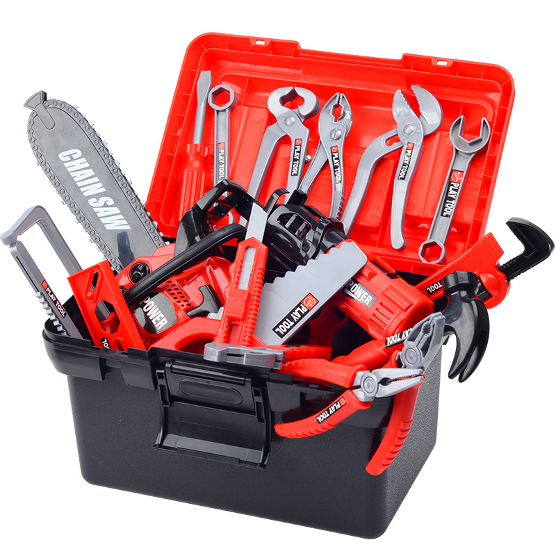 Gardening Tools Kids Set - Kinder-Werkzeugset Rollenspiel-Bohrmaschine Spielzeug-Schraubendreher Werkzeugkasten, Konstruktions-Set zum