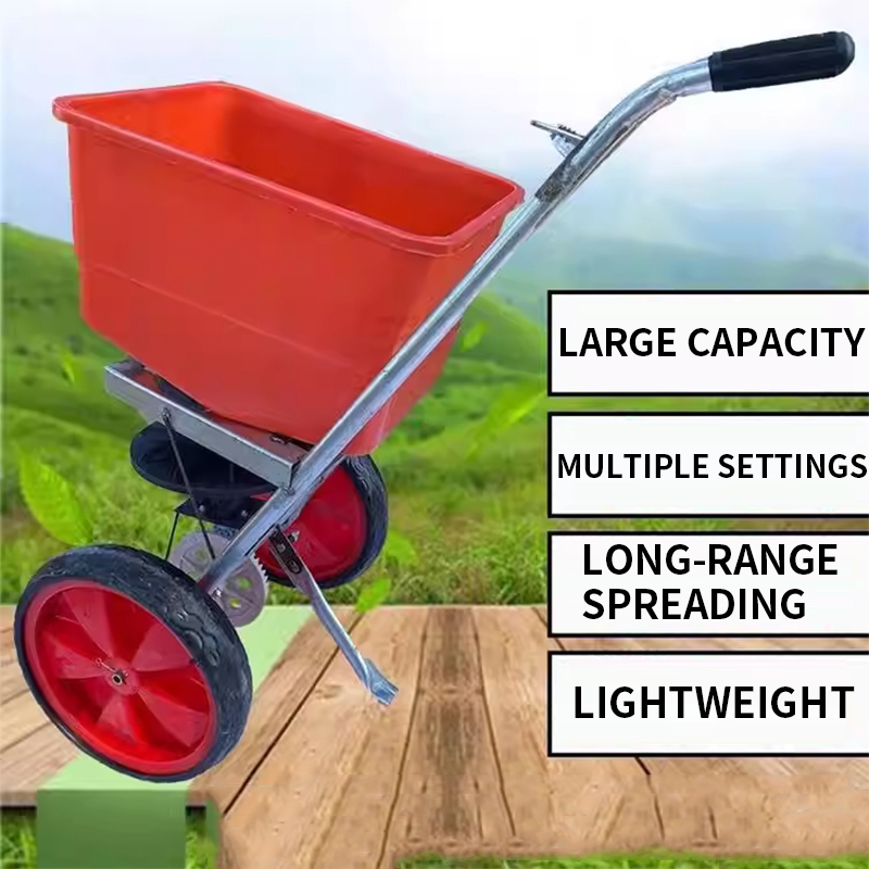 Grass Seed Spreader - Kompakte Multifunktions-Grassamen-Sämaschine und Düngemaschine | Landwirtschaftlicher