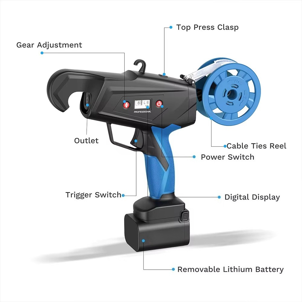 Gardening Tools In - Elektrisches kabelloses Gartengerät, elektrische Zweigbind- und