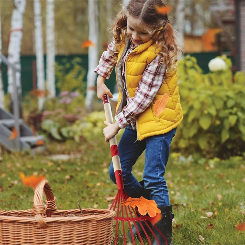 Gardening Tools Kids Set - ABXE-Kinder-Gartengeräteset aus Holz, 4-teilig – Schaufel,