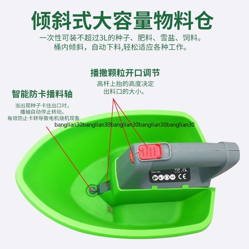 Kleiner elektrischer tragbarer – Grass Seed Spreader Bewertung und Preis