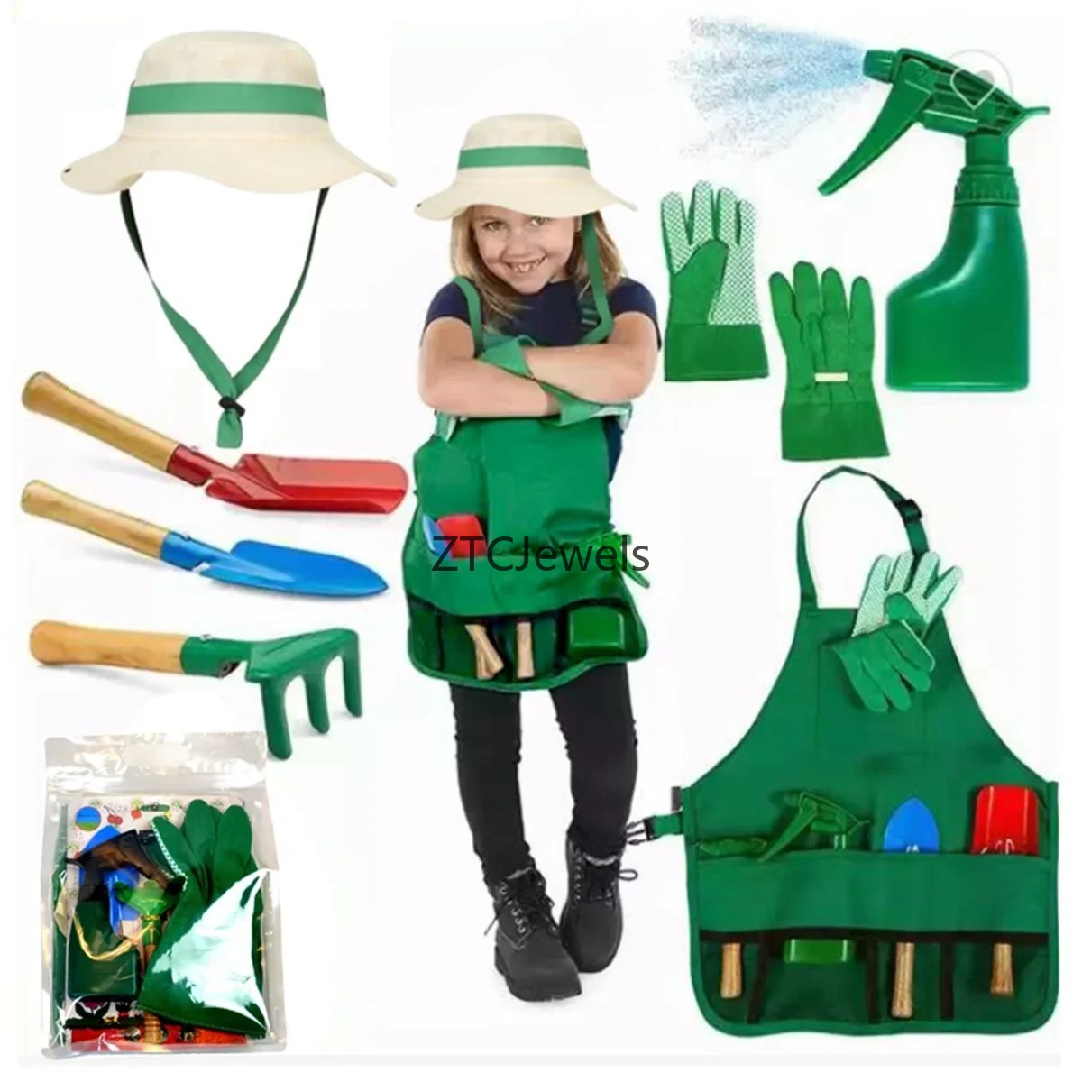 Kinder-Gartenschürzen-Werkzeug – Gardening Tools Kids Set Bewertung und Preis
