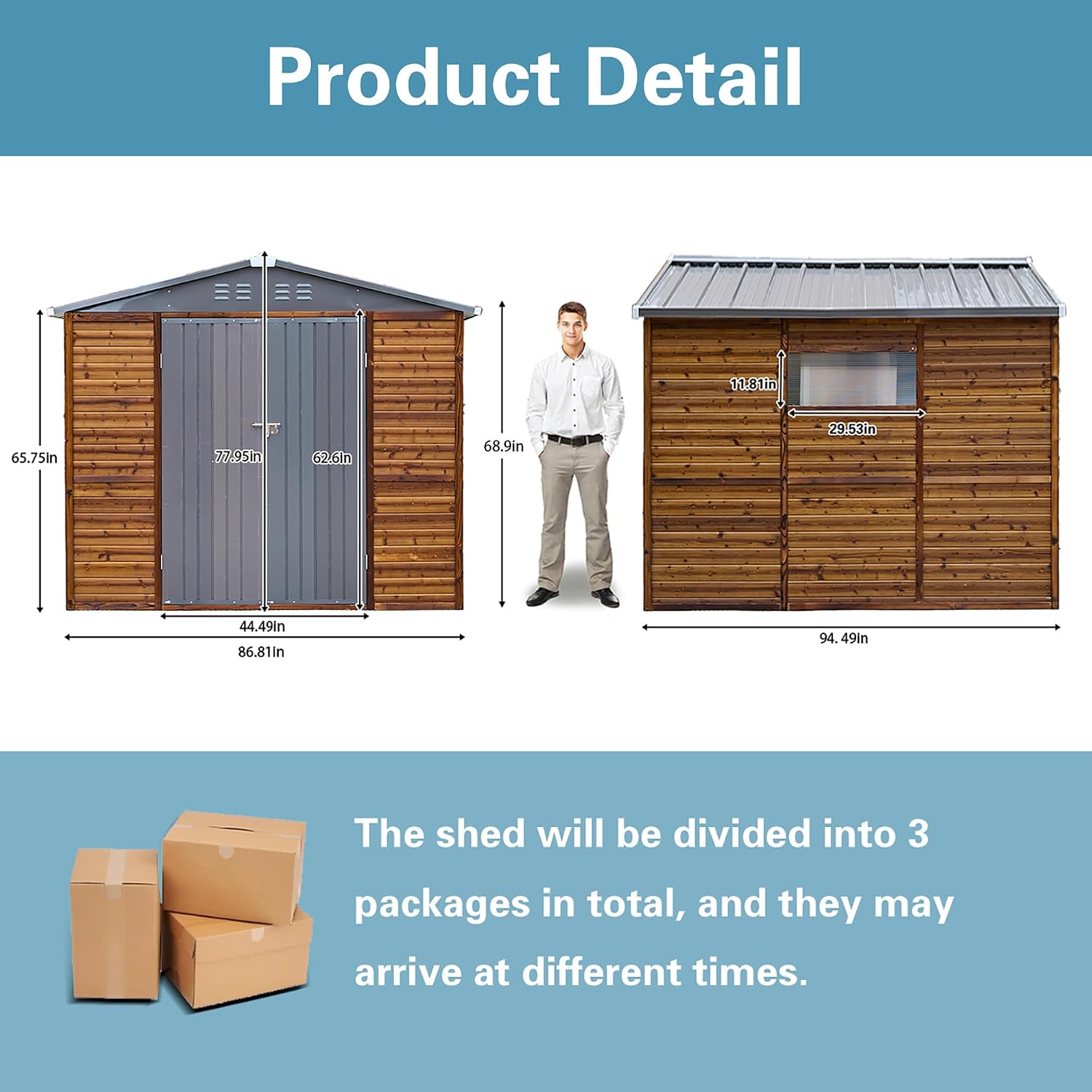 8x8 FT Outdoor Holz- & Metall- – Gardening Tools In Bewertung und Preis